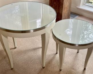 Pair of Donghia "Essence" Side Tables