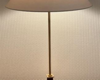 Pair of Modern Brass Table Lamps