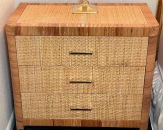 Bielecky Brothers Rattan & Wicker Night Stand