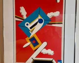 Japanese Ken Kusaka Abstract Print