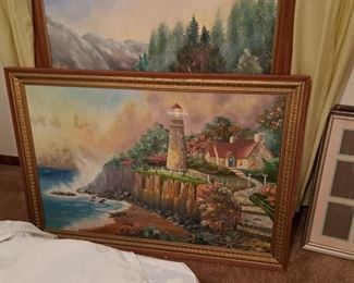Lighthouse painting $75