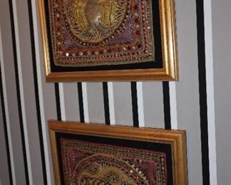 Art embroidery from India
