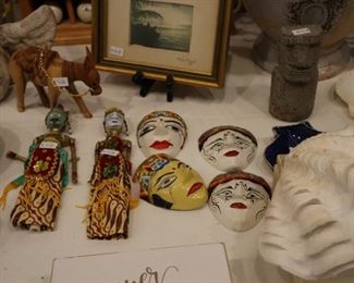 Exotic items from travels