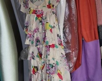 1930s sheer cocktail long dress