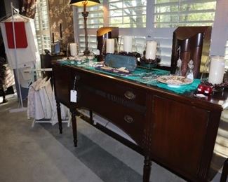 DR sideboard with wonderful finds!