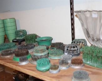 Frogs for flower arrangements