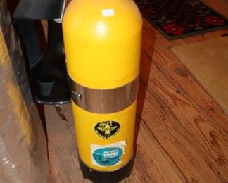 Scuba tank, attic