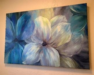 Flower canvas art by NAN