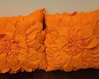 Decorative colorful pillows