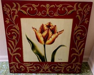 Wood art ~ "Tulip"
