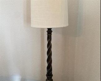 Tall spindle table lamp
*we have two