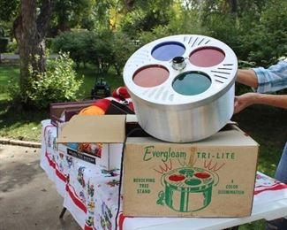 Huge, Evergleam tree turner and color wheel