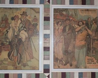 1920's Rocky mountain News Framed