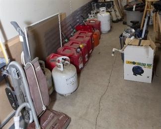 gas and propane tanks