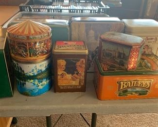 Vintage tins