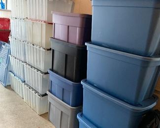 Storage bins. LOTS!
