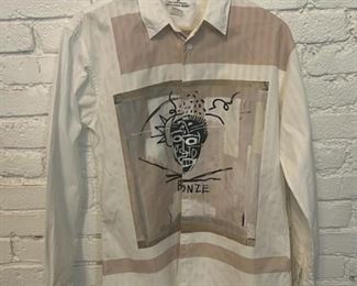 Comes de Garçons Jean Michele Basquiat Special Edition shirt size large