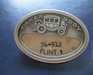 Fisher Body Employee Badge