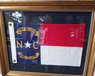 mid century cotton NC flag
