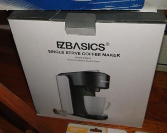 Single serve coffee maker new in box $20