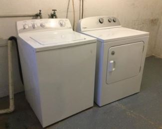 Hotpoint washer and Whirlpool dryer