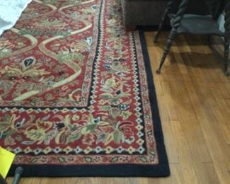 Great detailing on this wool rug