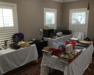 Lots and lots of office supplies