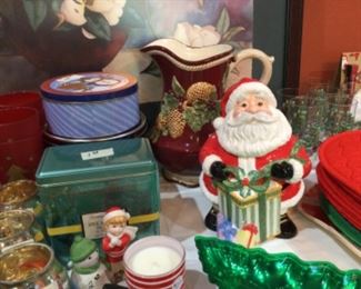 Fitz and Floyd Santa cookie jar