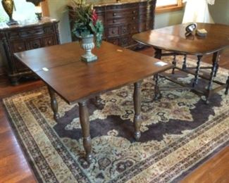 Swivel top table opens to a perfect size for a small dining space