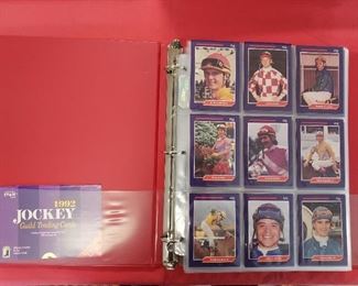 COLLECTION OF VINTAGE JOCKEY HORSE RACING COLLECTOR CARDS
