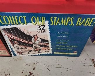 VINTAGE BASEBALL / BABE RUTH COLLECTOR STAMPS