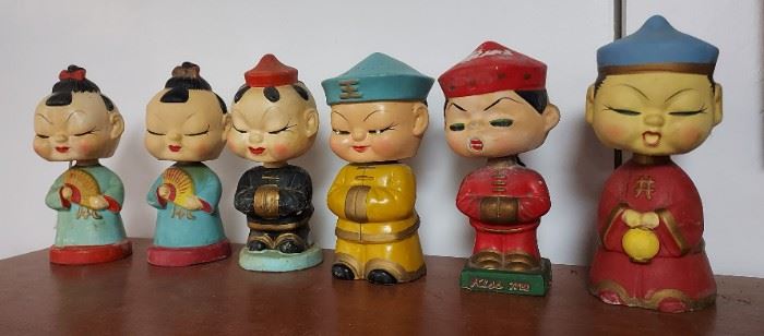 VINTAGE ASIAN CHINESE / JAPANESE NODDERS