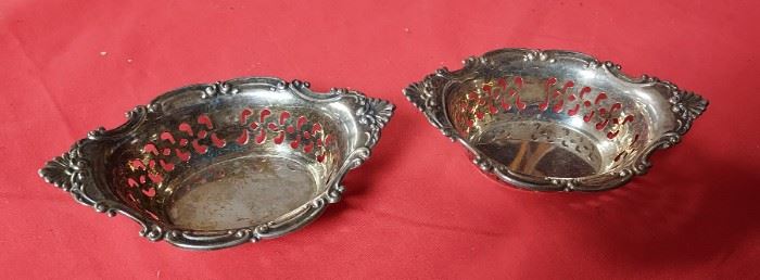 STERLING SILVER NUT DISHES