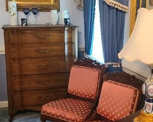 Draperies are available as well...