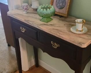 Marble topped table 