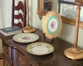 Fine Porcelains throughout the home.