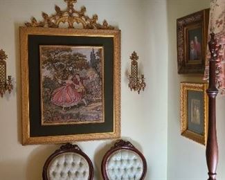 Master Suite with Framed Tapestry 