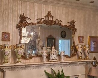 Rare Horizontal Pagoda Mirror.