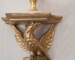 Gilded Wooden Eagle Brackets