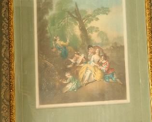 Mezzotint signed Arthur L. Cox 