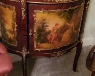 French Style Demi Lune Cabinet 