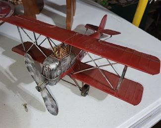 Metal biplane 