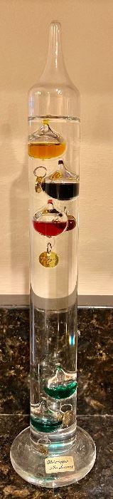 Thuringer Glaskunst Galileo Thermometer 