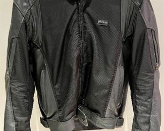 Rev It Perforated Leather Motorcycle Jacket with Armor