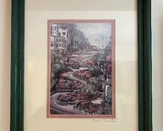 "Lombard Street" Signed Print