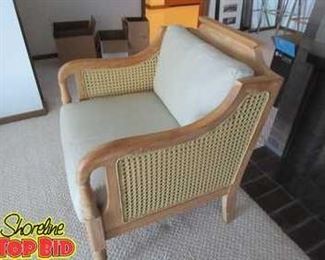 Furniture Classics Norfolk VA Teak Accent Chair Excellent Condition High End Match To Lot