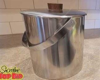 Vintage Selandia Stainless Steel Mid Century Denmark Barware. Comes with insert