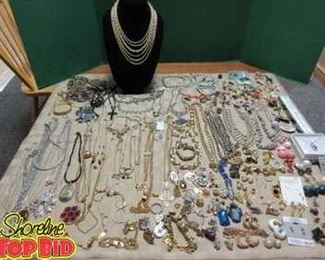 Huge Costume Jewelry Lot