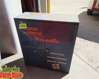 Vintage Echlin United Visumatic Metal Cabinet