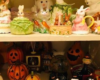 Decorations for Easter and Halloween